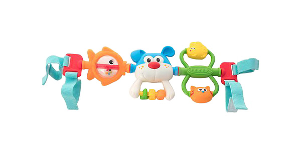 

Подвесная игрушка для коляски Крути и хватай
