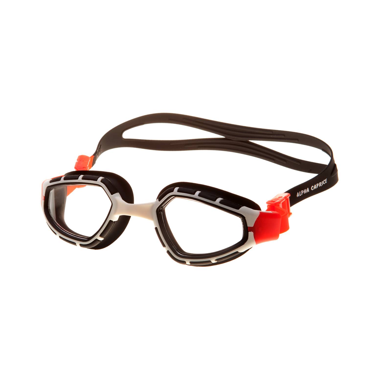 Очки для плавания Alpha Caprice AD-G6100 black/red/white