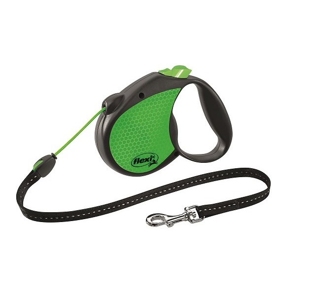 

Рулетка-поводок flexi Limited Edition Neon Reflect, зеленая, M, 5 м, до 20 кг, Limited Edition Neon Reflect