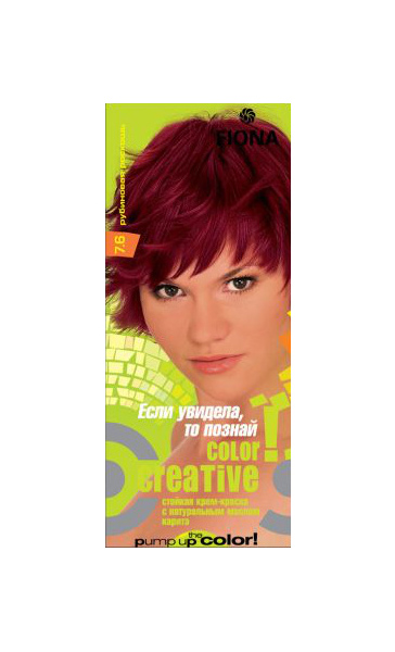 Краска для волос FIONA Creative color тон 76 Рубиновая роскошь 307₽