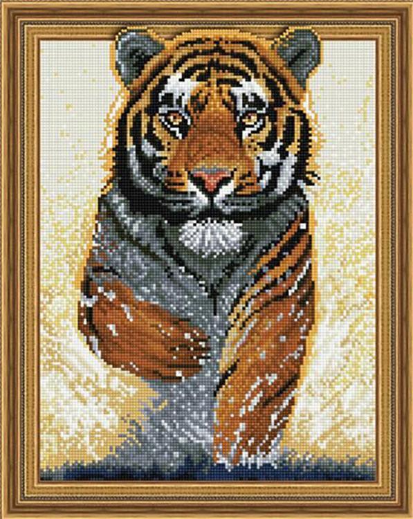 

Алмазная вышивка Molly Бегущий тигр, 40x50 см, Бегущий тигр