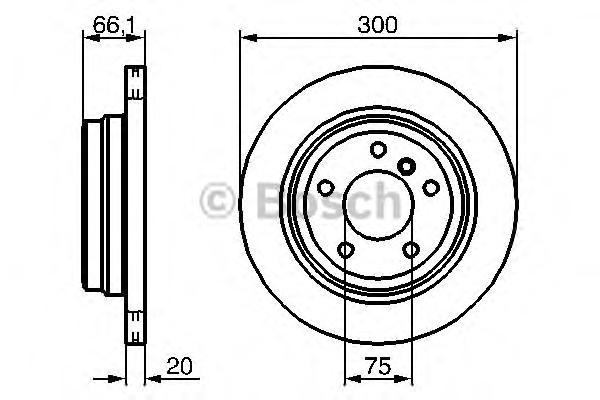 фото Тормозной диск bosch 0986479263