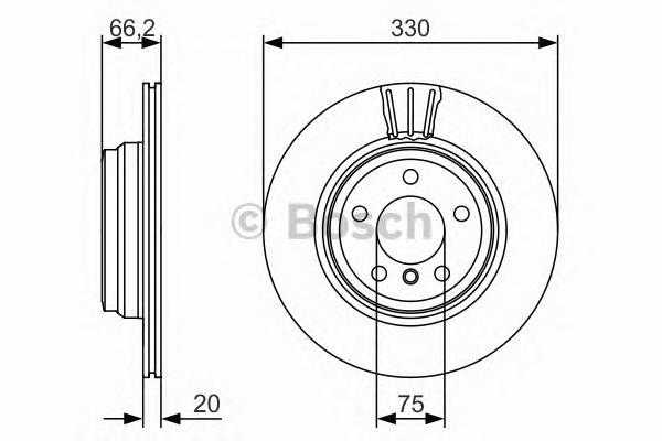 фото Тормозной диск bosch 0986479622