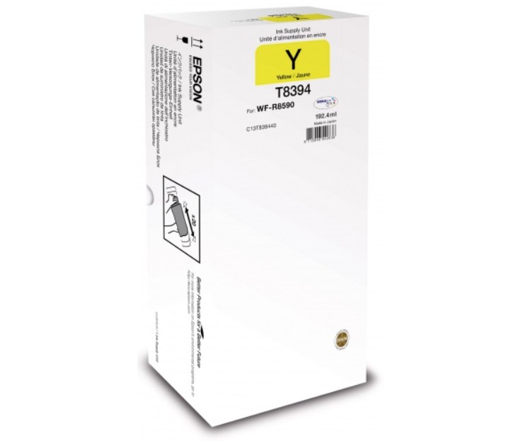 

Картридж для струйного принтера Epson C13T839440, желтый, оригинал, T8394
