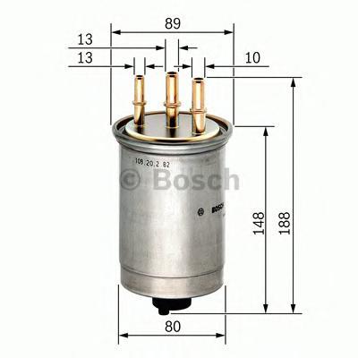 фото Фильтр топливный bosch 0450906508