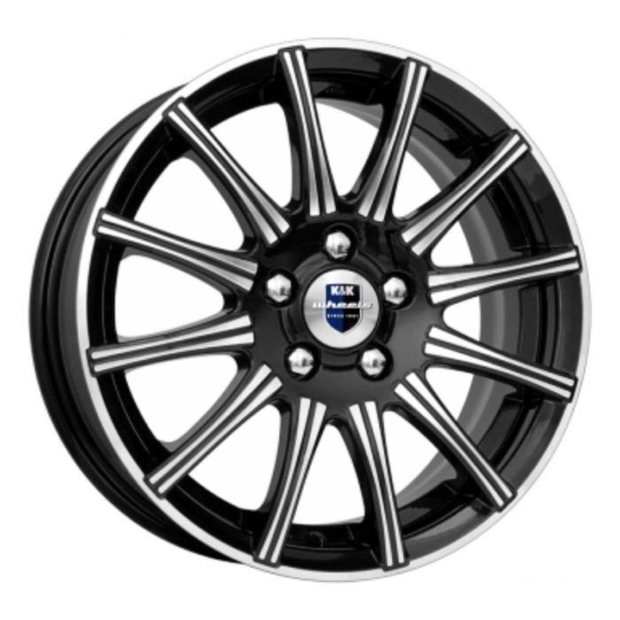 

Колесный диск K&K R13 5J PCD4x98 ET29 D58.5 WHS206050, Черный