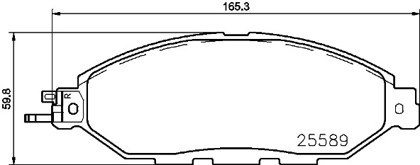 

Комплект тормозных колодок Brembo P56103