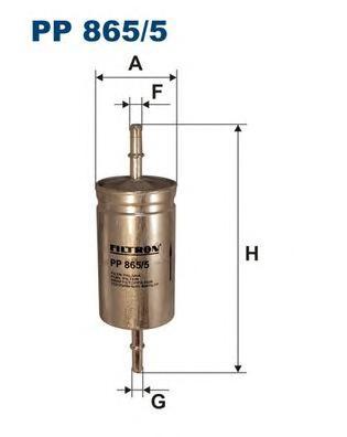 фото Фильтр топливный filtron pp8655