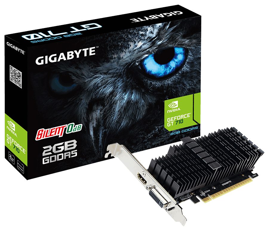 фото Видеокарта gigabyte nvidia geforce gt 710 (gv-n710d5sl-2gl)