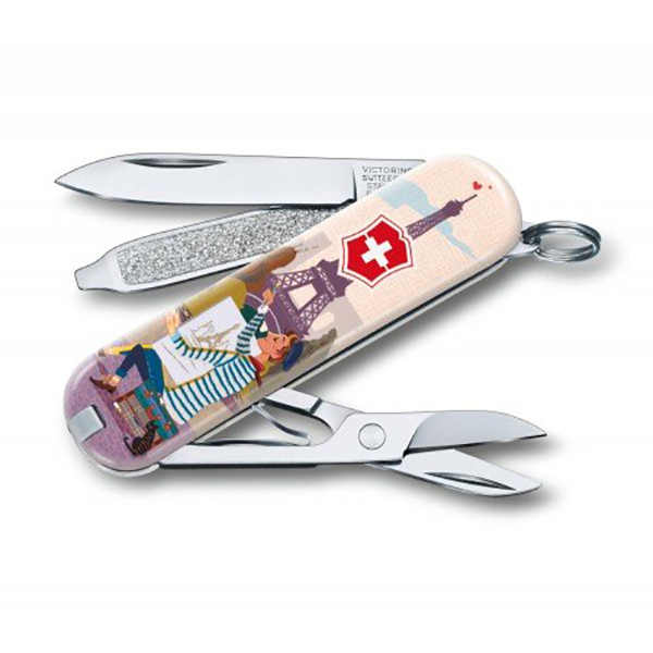 

Мультитул Victorinox The City of Love, разноцветный, 7 опций, The City of Love