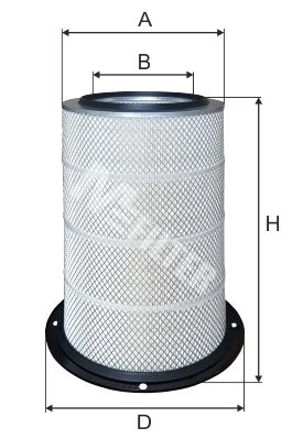 

Фильтр воздушный MFILTER A 585