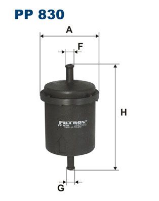 фото Фильтр топливный filtron pp830