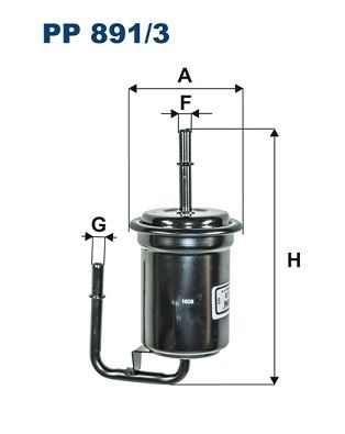 

Фильтр топливный FILTRON PP891/3