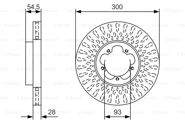 фото Тормозной диск bosch 0986479b11