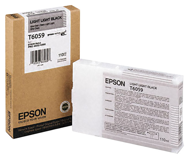 Картридж для струйного принтера Epson T6059 (C13T605900) серый, оригинал