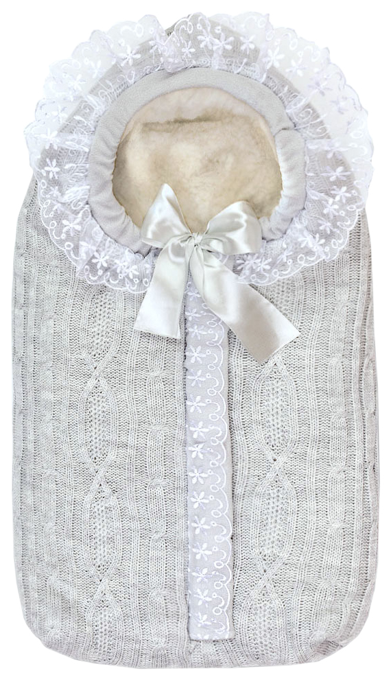 

Конверт Зимняя Радость 1м серый мех Сонный Гномик, Зимняя Радость