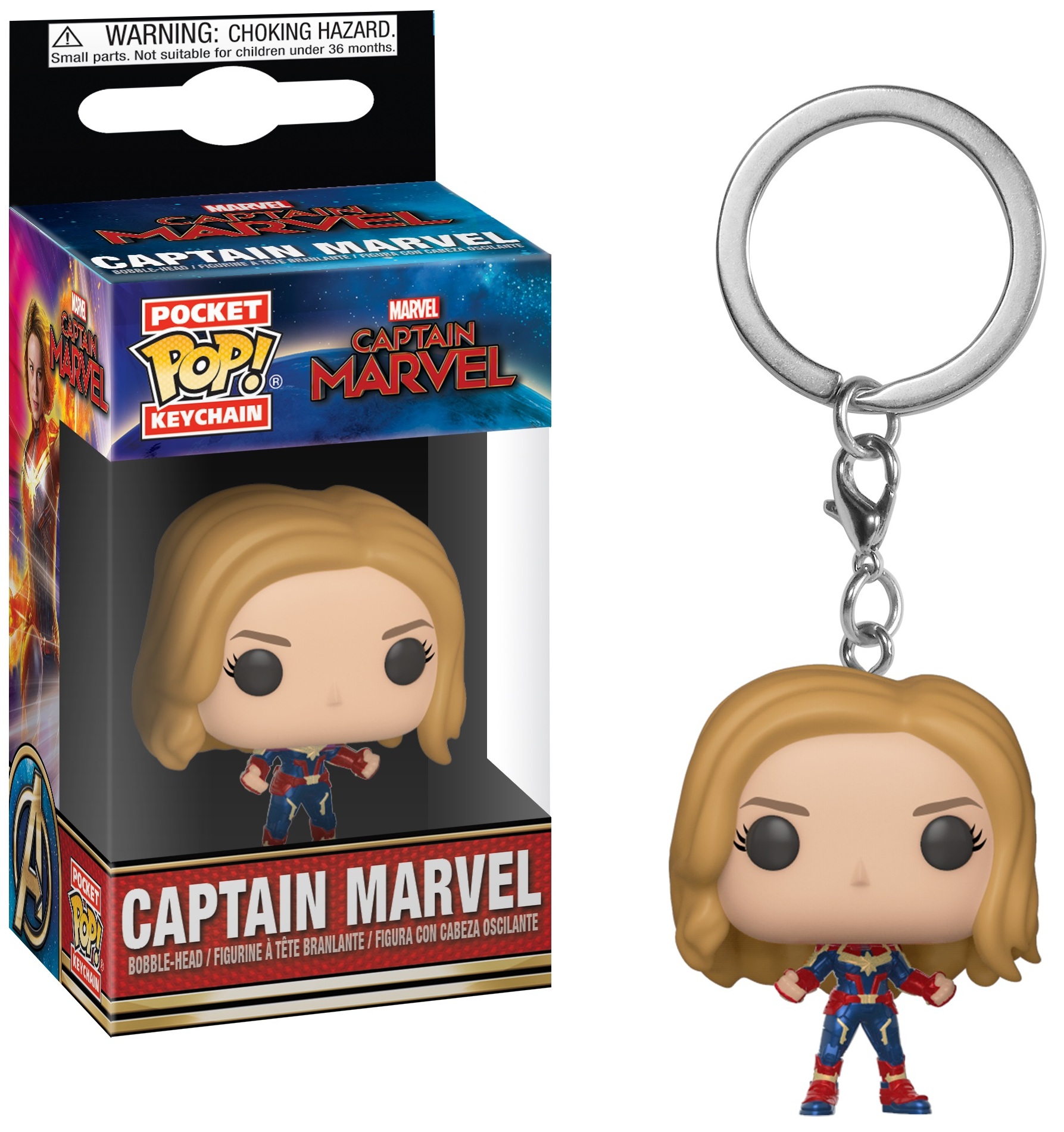 

Брелок Captain Marvel - Pocket POP! - Captain Marvel (4 см)