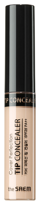 Консилер The Saem Cover Perfection Tip Concealer 1,25 Light Beige 6,5 г жидкий консилер для лица ultra hd concealer invisible cover concealer c2901 02 makeover 1 шт