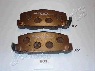 

Колодки дисковые передние isuzu trooper 2.0/2.2d/td 84-86 Japanparts PA901AF