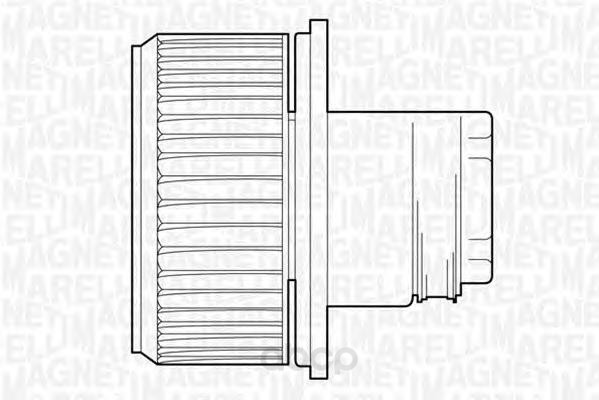 

Вентилятор охлаждения двигателя Magneti Marelli 069412523010