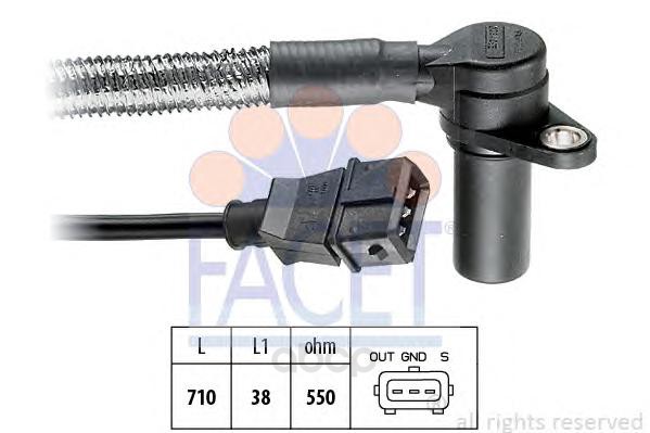 

Датчик положения коленвала Opel Omega B 94-03 Facet 90230