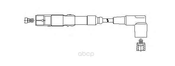 фото Провод высоковольтный mercedes 80см bremi 150/80