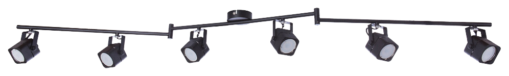 

Спот Arte Lamp A1314PL-6BK gu10