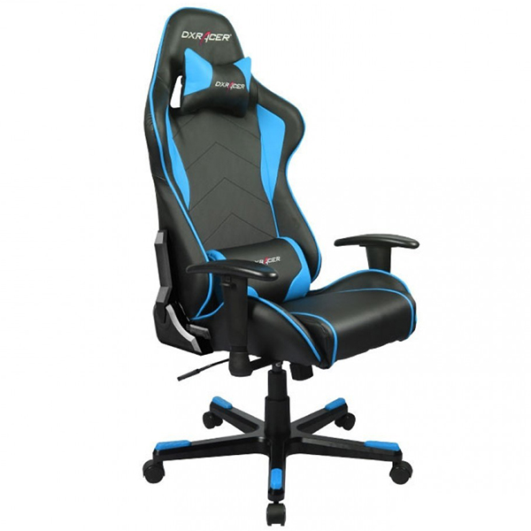 фото Игровое кресло dxracer iron oh/fe08/nb, синий/черный