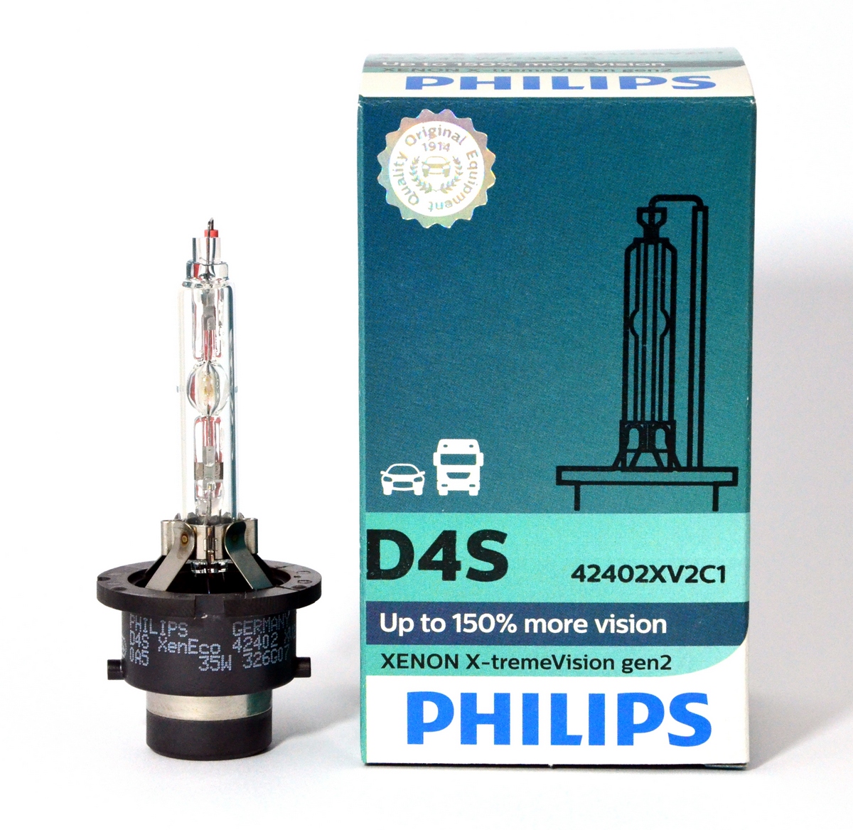 

Лампа ксеноновая D4S Philips X-treme Vision Gen2 (+150%) - 42402XV2