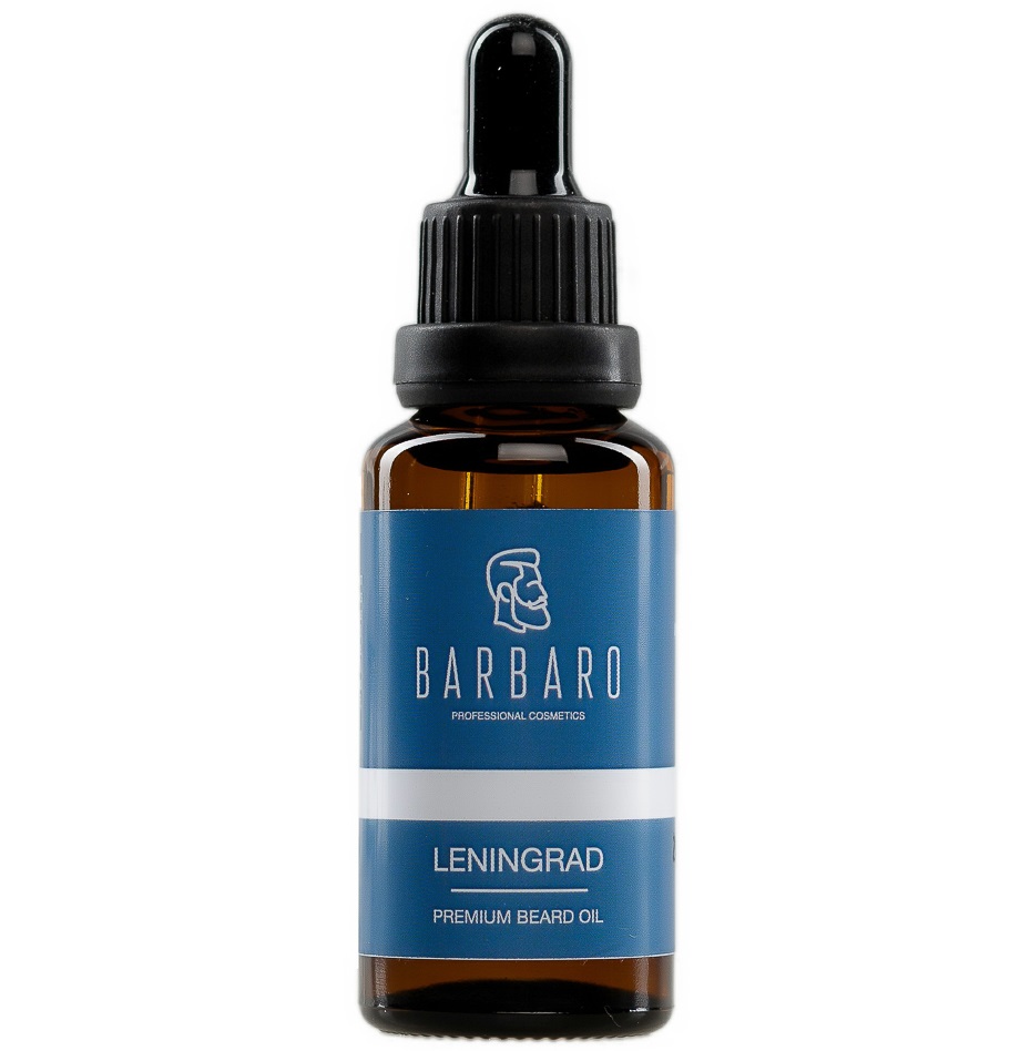 фото Масло для бороды barbaro premium beard oil leningrad премиум класса 30 мл