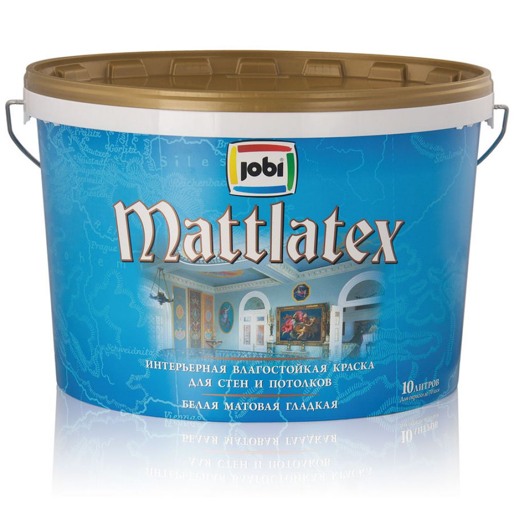 Краска Jobi Mattlatex -30С, белый, 2,5 л