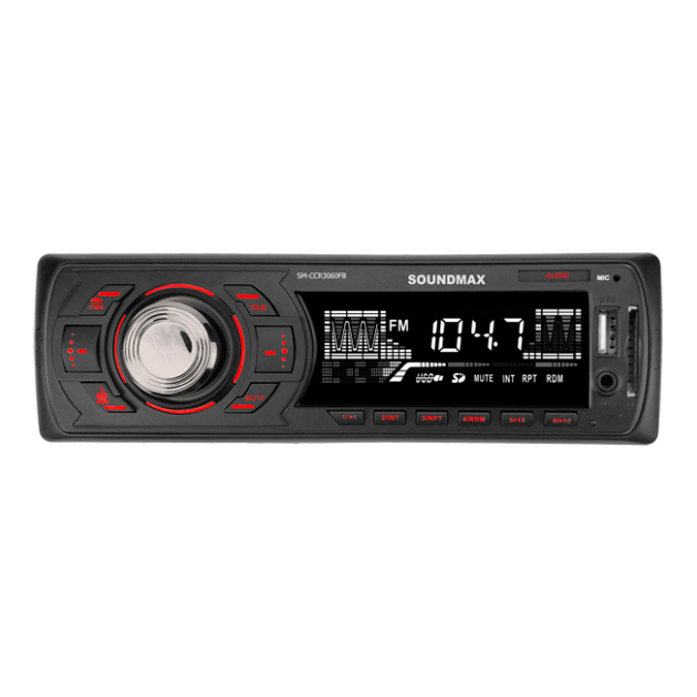 фото Автомобильная магнитола soundmax sm-ccr3060fb black r