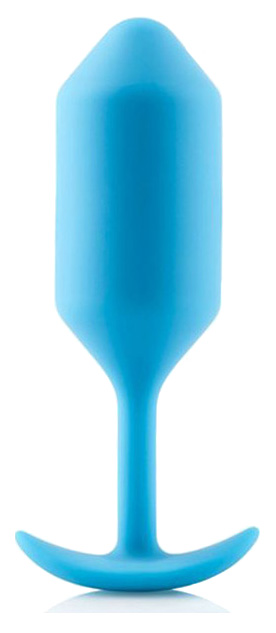 фото Профессиональная пробка для ношения b-vibe snug plug 3 голубой
