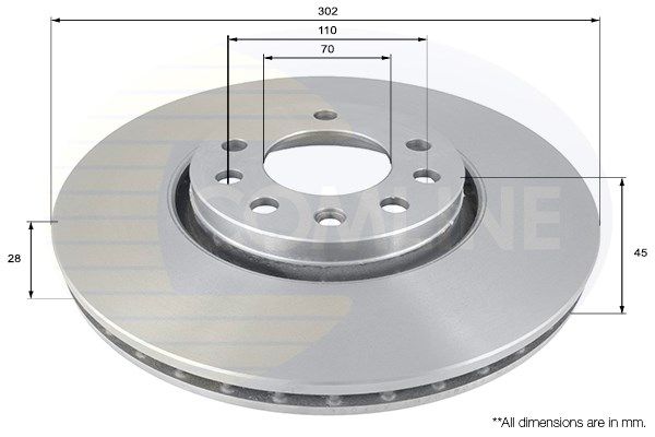 фото Тормозной диск comline adc1115v