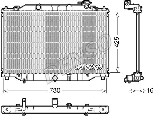 

Радиатор охлаждения двигателя DENSO DRM44039