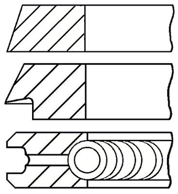 Комплект поршневых колец GOETZE ENGINE 08-109400-10 600000359923