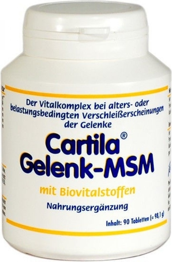 Про Виста АГ (Германия) Cartila Gelenk MSM 90 tab (90 таблеток)