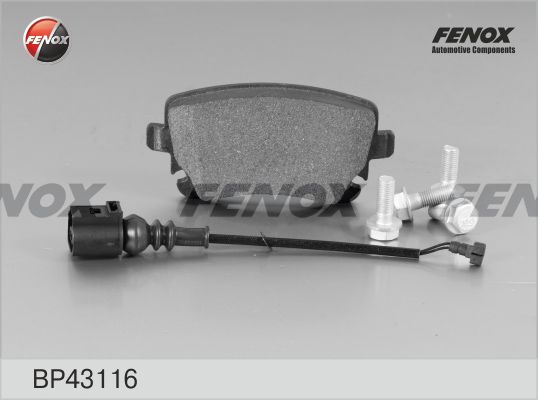 

Тормозные колодки FENOX дисковые BP43116