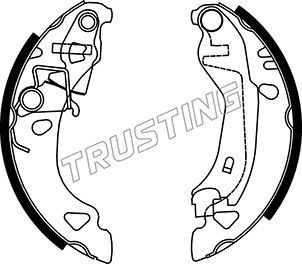 

Комплект тормозных колодок TRUSTING 034.094