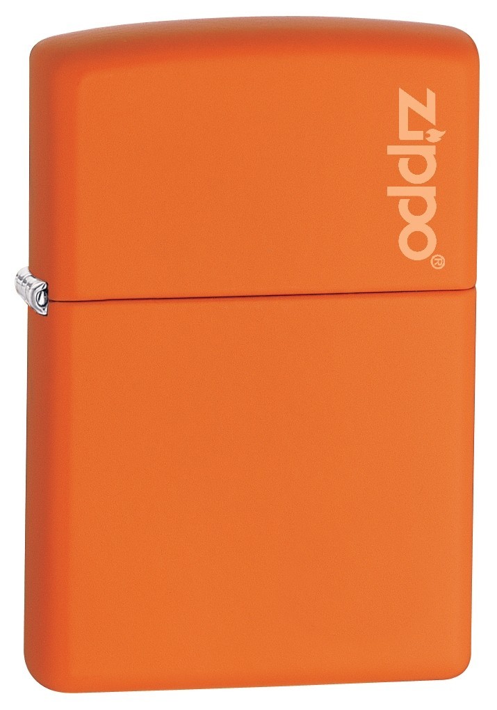 

Бензиновая зажигалка Zippo Logo 231ZL Orange Matte, Оранжевый, Logo 231ZL