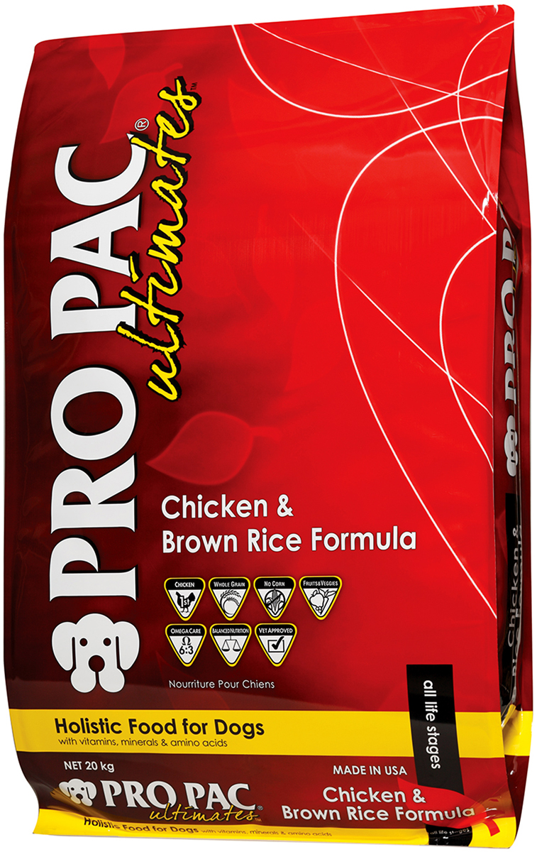 Сухой корм для собак Pro Pac Ultimates, рис, курица, 20кг
