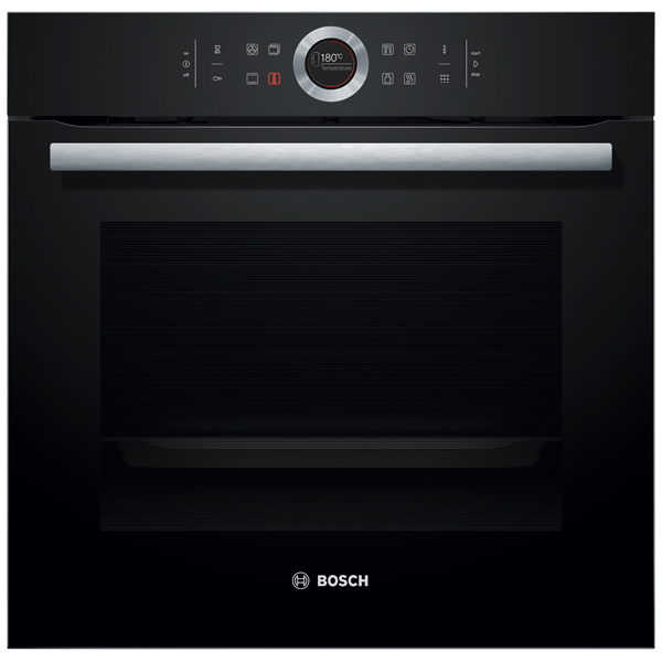 фото Встраиваемый электрический духовой шкаф bosch hbg672bb1f black