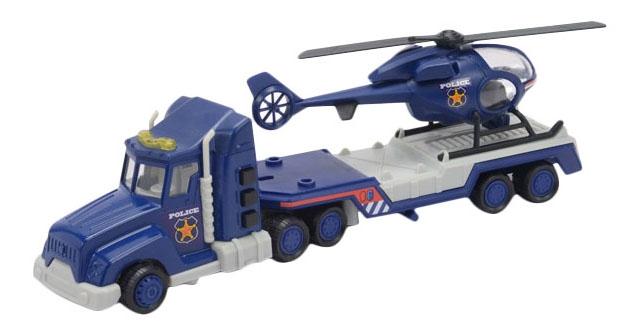 

Полицейский грузовик с Вертолетом Mighty Wheels Soma, 28 см