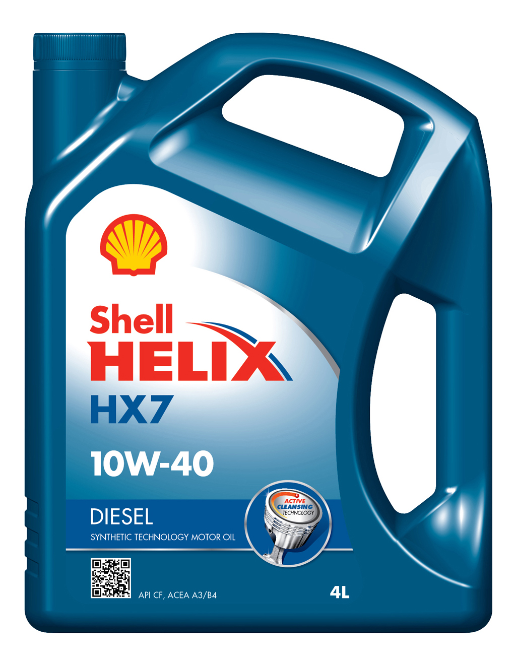 фото Моторное масло shell helix hx7 diesel 10w40 4 л