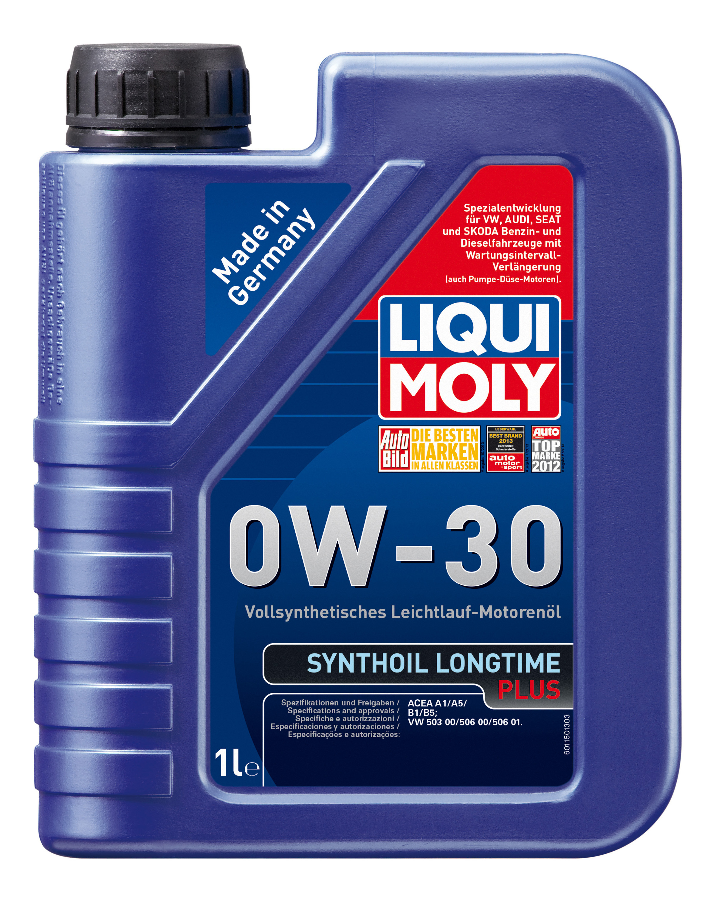 фото Синтетическое моторное масло synthoil longtime plus 0w-30 a1/a5/b1/b5 liqui moly