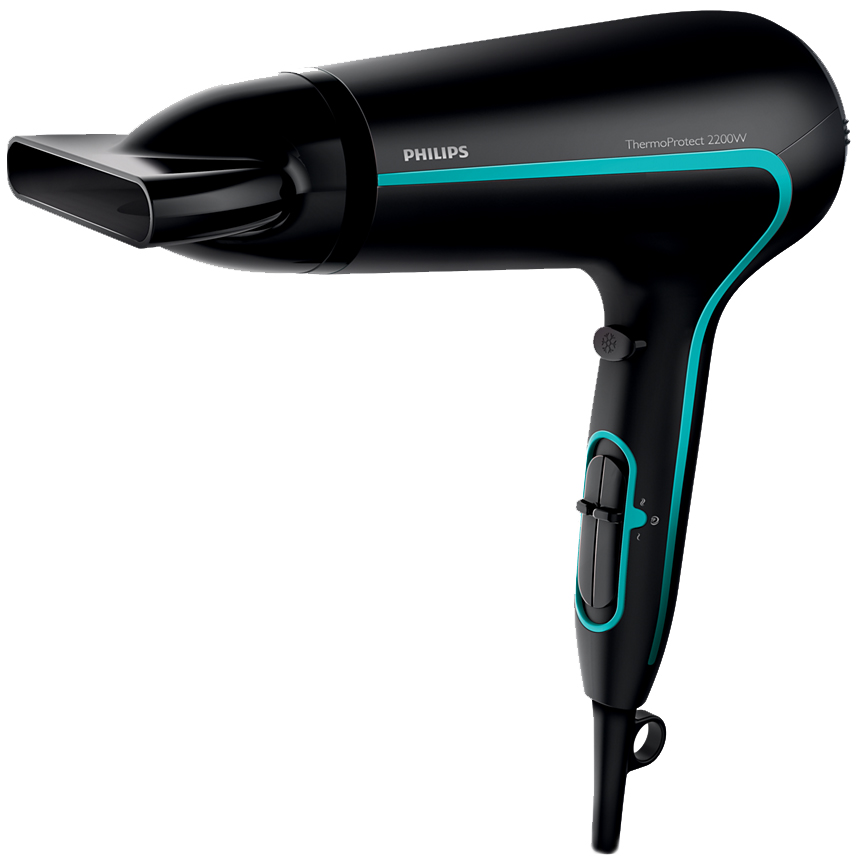 фото Фен philips dry care advanced bhp942/00 black