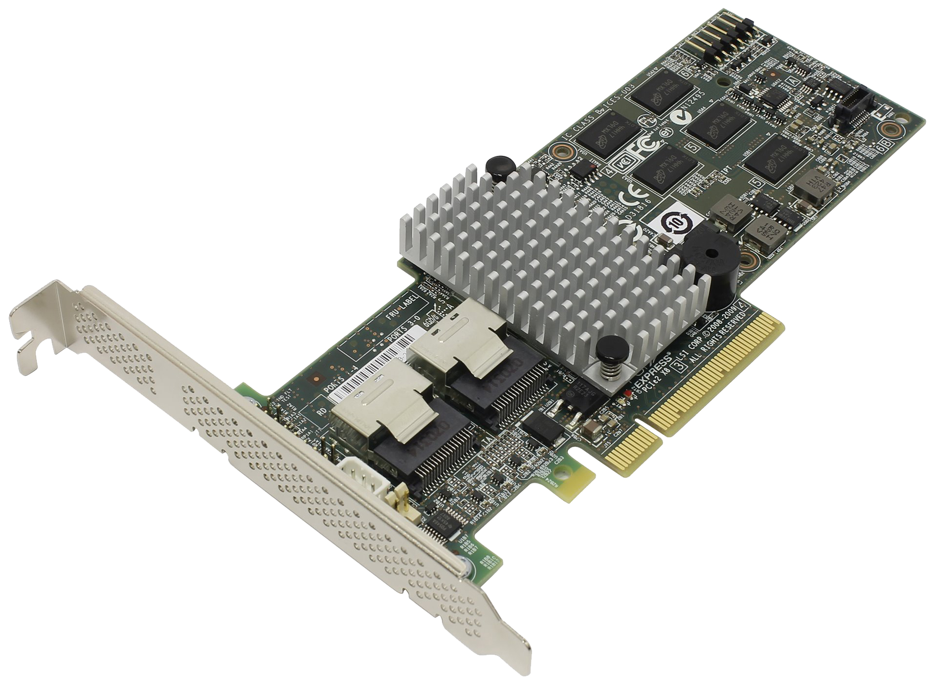 фото Pci-e raid контроллер broadcom limited lsi megaraid sas 9260-8i (lsi00198)