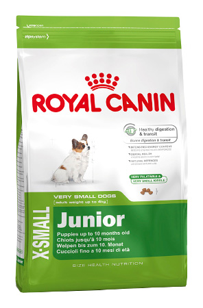 фото Сухой корм для щенков royal canin junior x - small, птица, 0.5кг