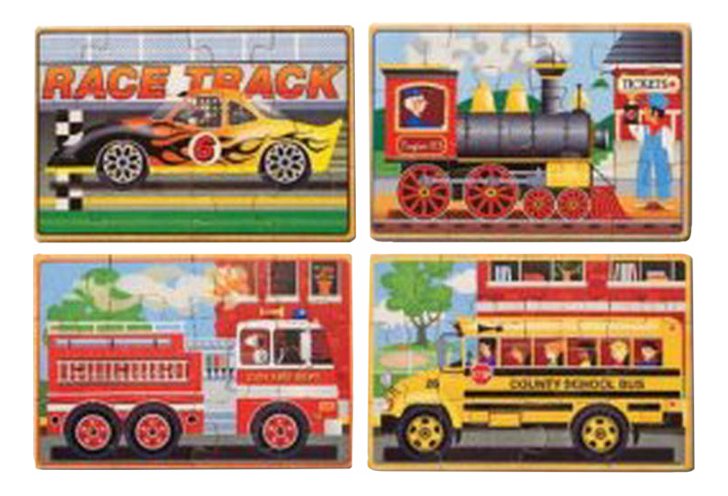 

Пазл Melissa & Doug 12 деталей, Транспорт