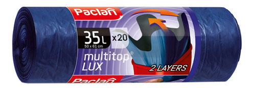 фото Мешок для мусора paclan multi-top lux 35 л 20 шт